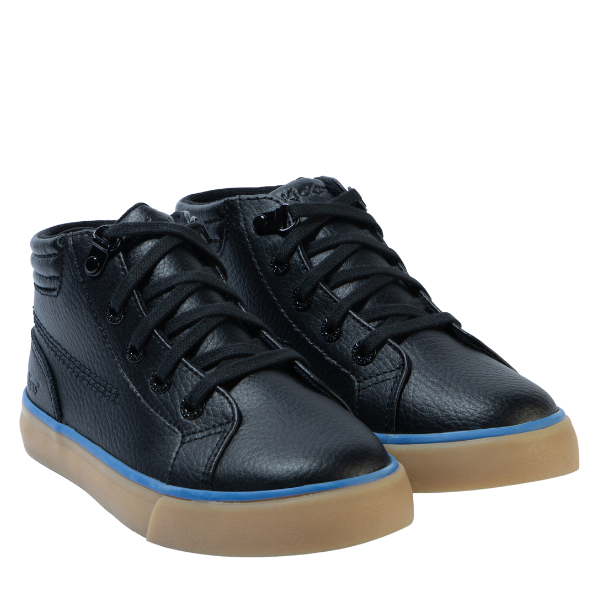 Junior Black Tovni Hi Padded Trainers