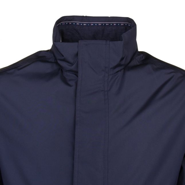 Paul & Shark Mens Navy Hooded Shark Fit Jacket