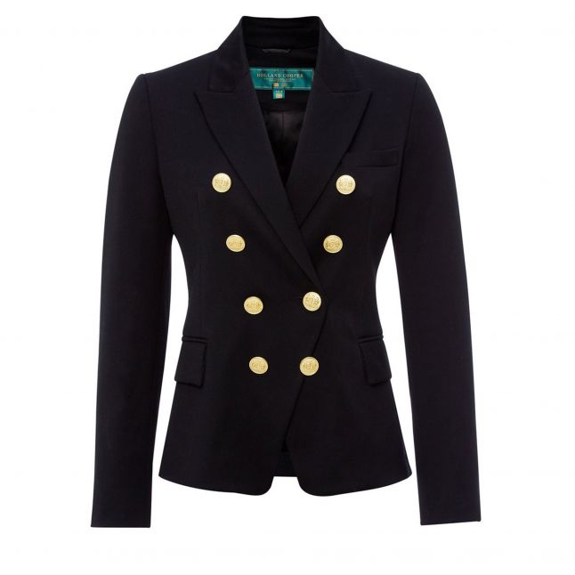 Womens	Black Barathea Knightsbridge Blazer