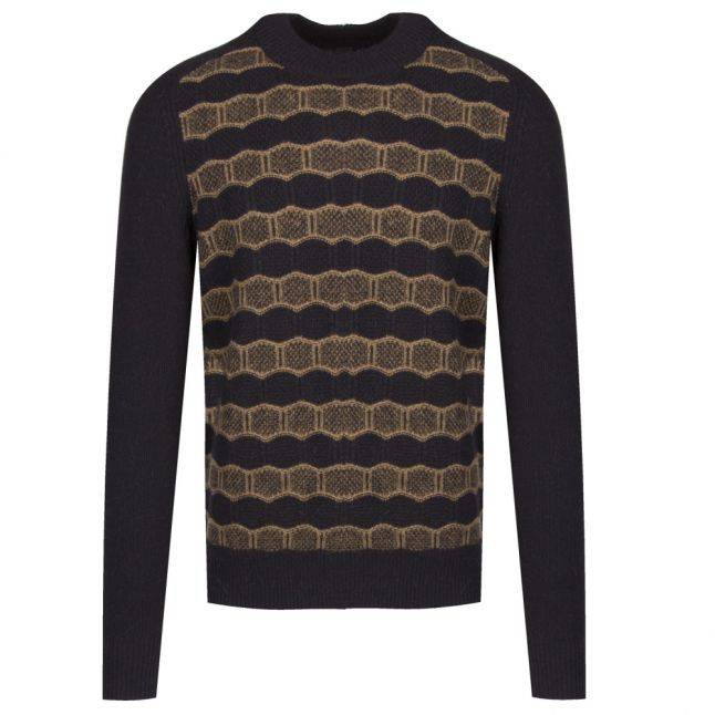 Casual Mens Black Katrinos Knitted Jumper