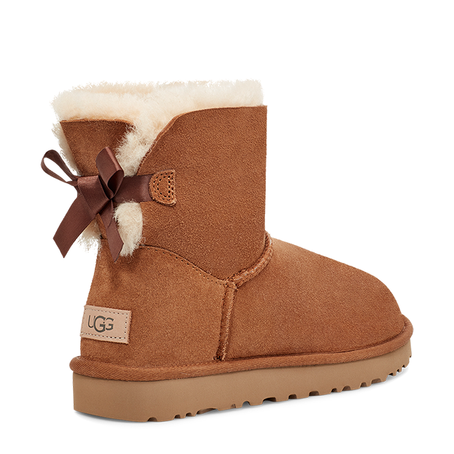 Womens Chestnut Mini Bailey Bow II Boots