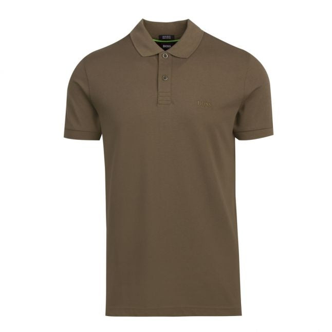 Athleisure Mens Dark Green Piro Regular Fit S/s Polo Shirt