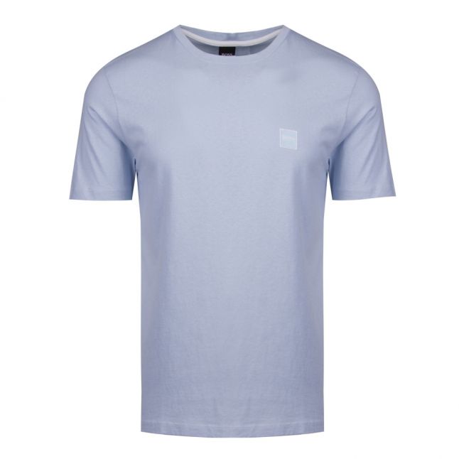 Casual Mens Light Blue Tales S/s T Shirt