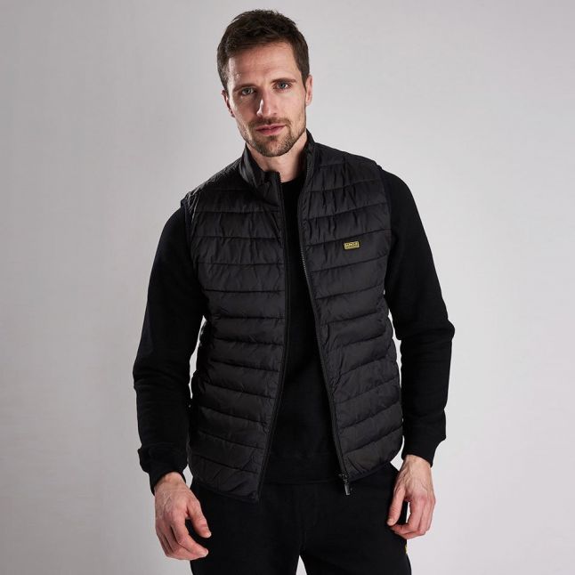 Mens Black Impeller Quilted Gilet