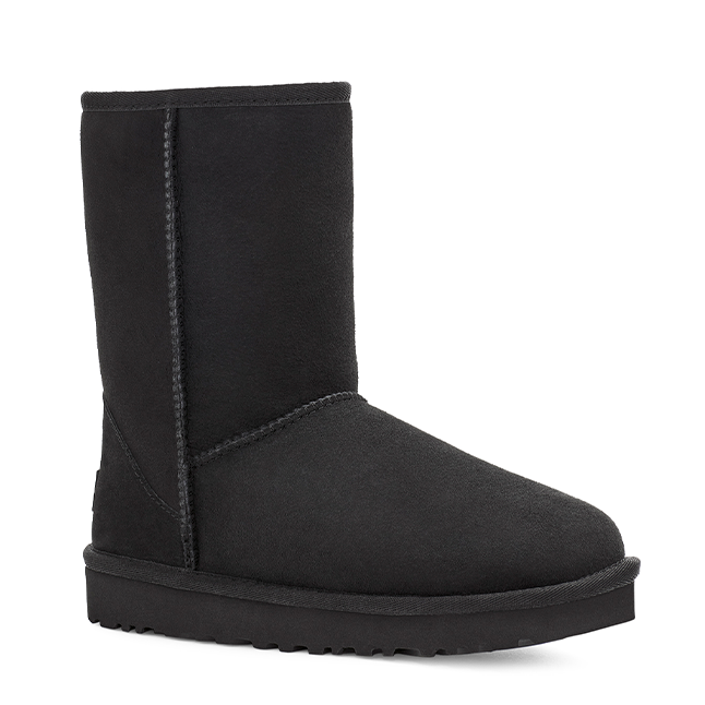 Womens Black Classic Short II Boots