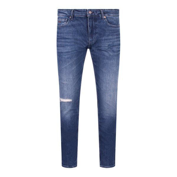 Mens Dark Blue Delaware BC-L-C Slim Jeans