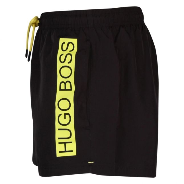 Mens Black/Yellow Mooneye Short Swim Shorts