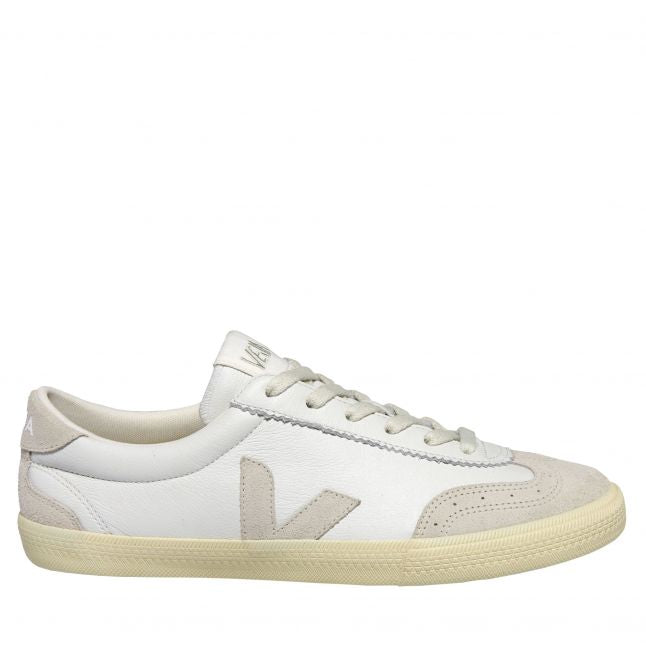 Womens White/Natural Volley Trainers