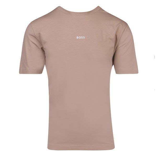 Mens Light Beige Tchup Centre Logo S/s T-Shirt