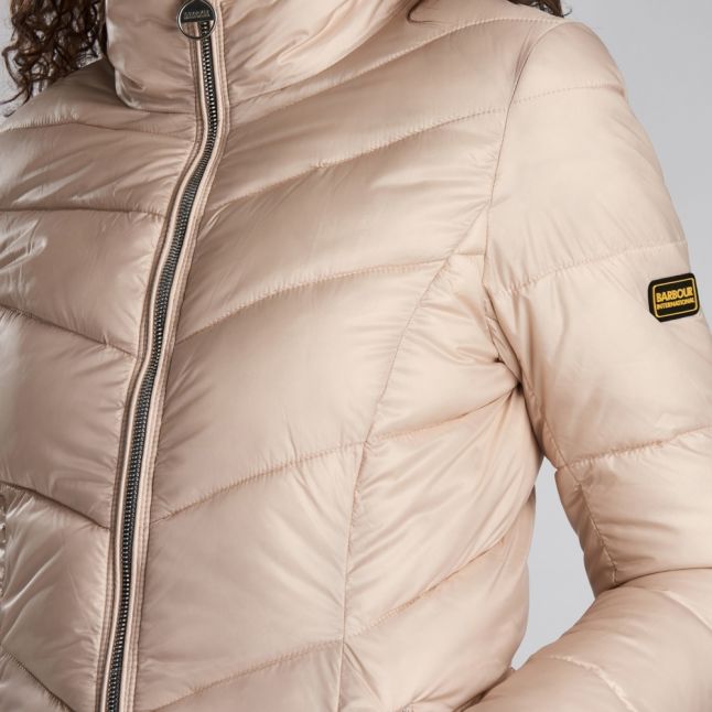 Womens Oyster Nurburg Quilted Jacket