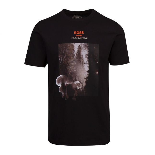 Casual Mens Black Tomio 3 S/s T Shirt