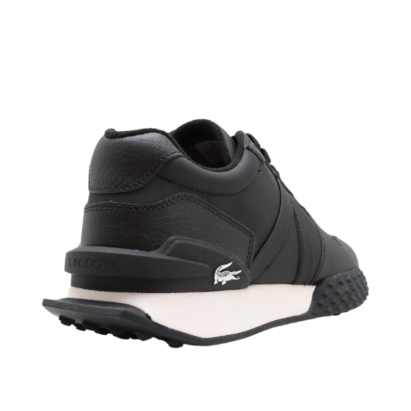 Mens Lacoste Black/White L-Spin Deluxe 2.0 Trainers