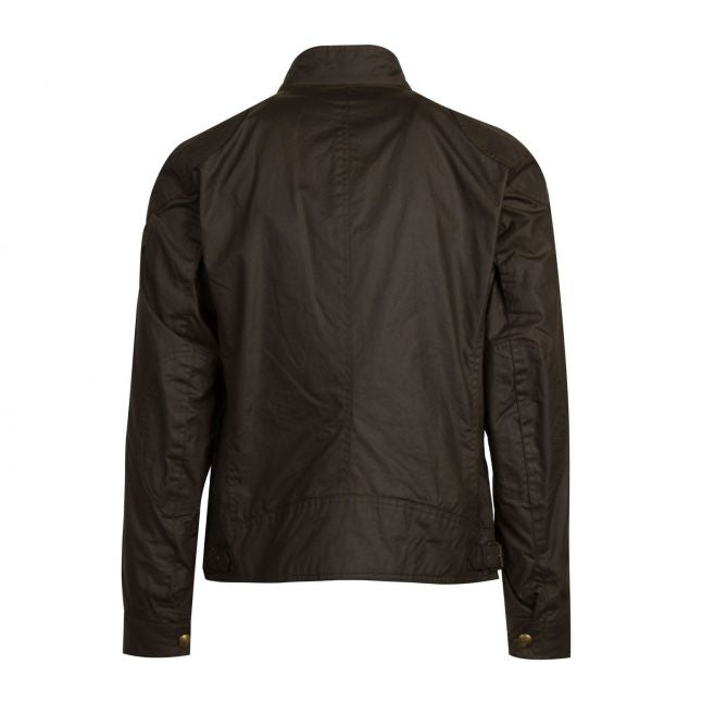 Belstaff Jacket Mens Faded Olive Racemaster 6oz Waxed Hurleys