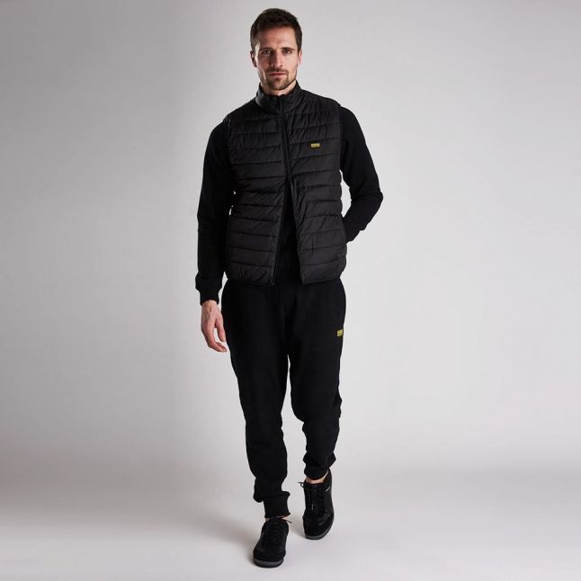 Mens Black Impeller Quilted Gilet