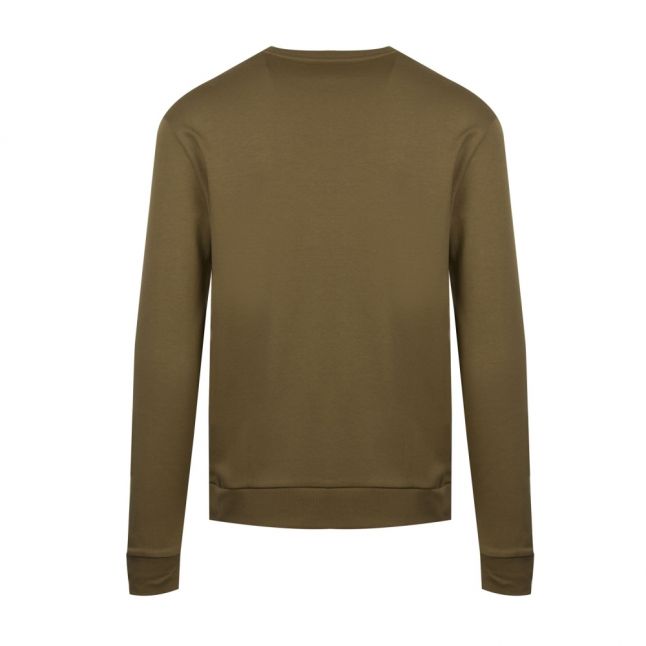 Mens Dark Green Dicago194 Crew Sweat Top