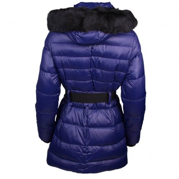 Womens Nocturn Belted Down Jacket