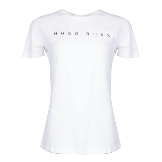 Casual Womens White Tedecent S/s T Shirt