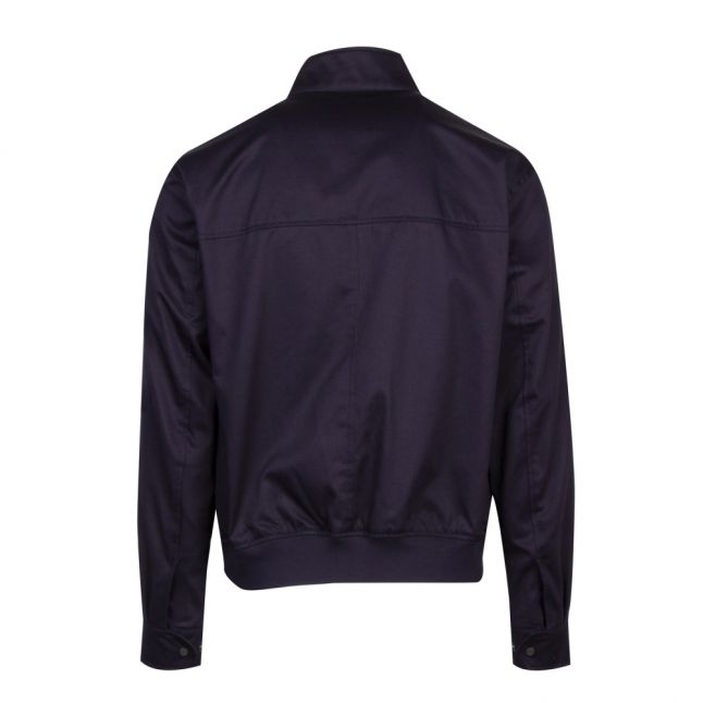 Mens Dark Navy Branded Zip Through Jacket