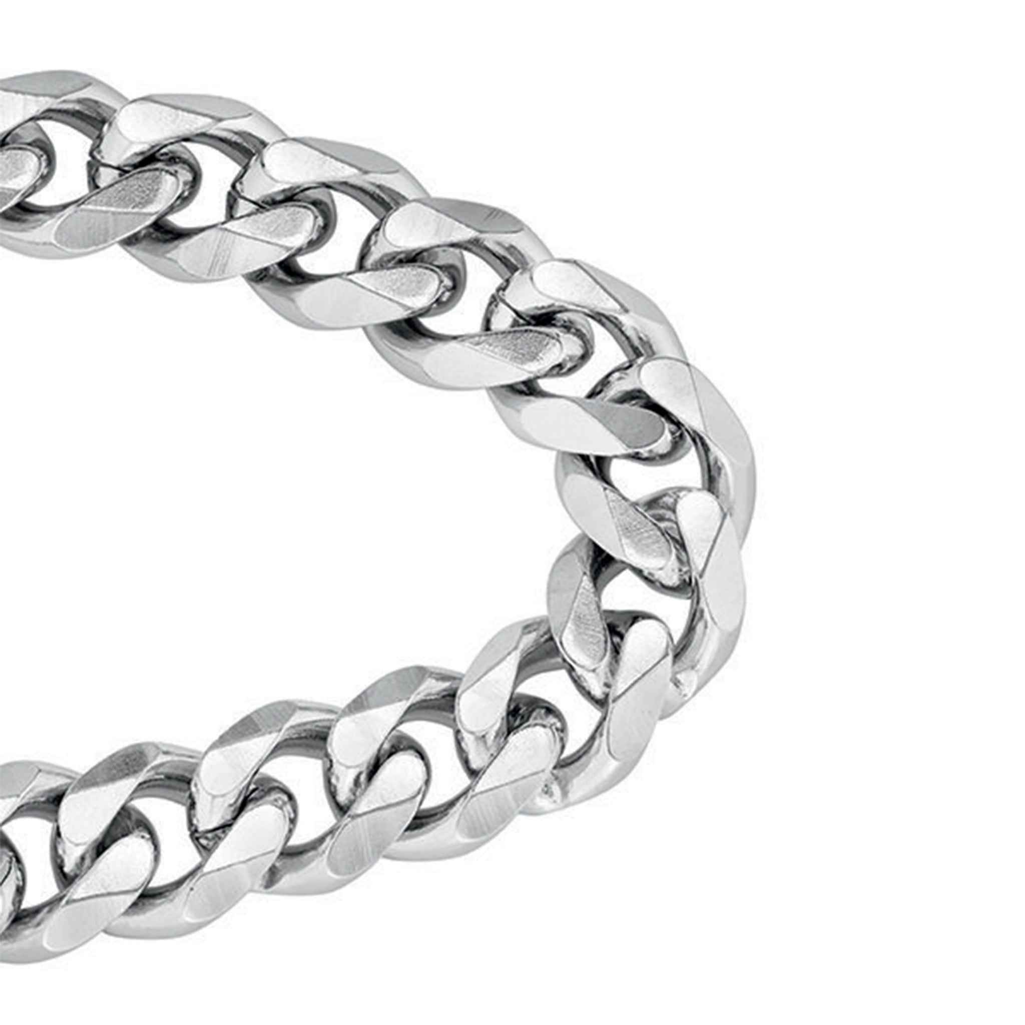 Mens BOSS Silver Chain Link Bracelet