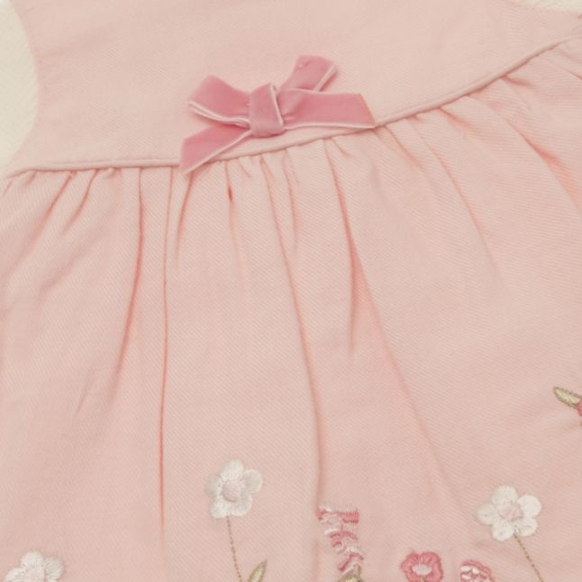 Girls Crystal Baby Embroidered Dress