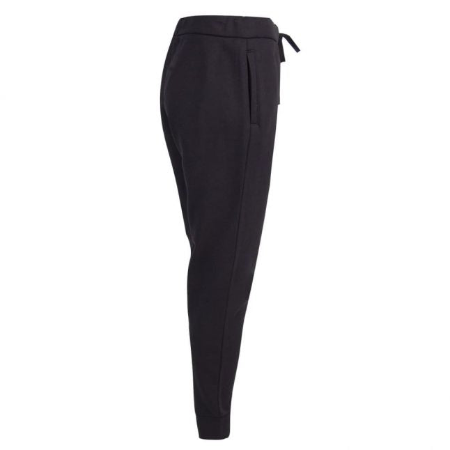 Womens Black Logo Sweat Pants