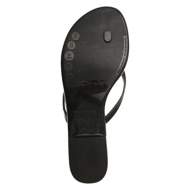 Vivienne Westwood Black Orb Harmonic Orb Flip Flops