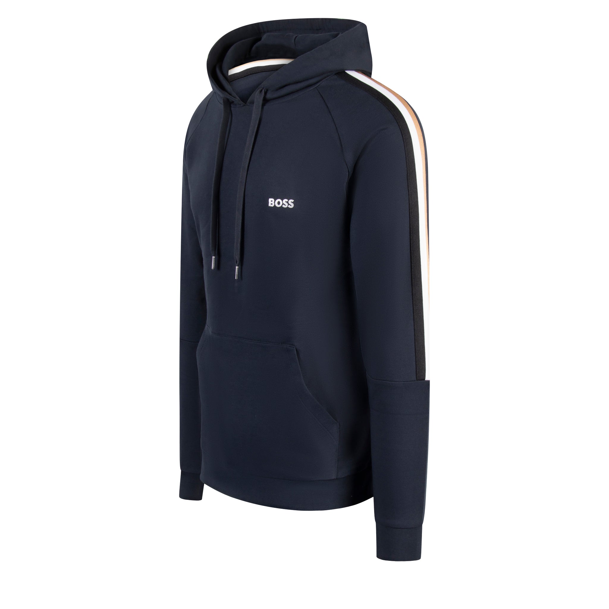 Mens BOSS Dark Blue Iconic Lounge Hoodie