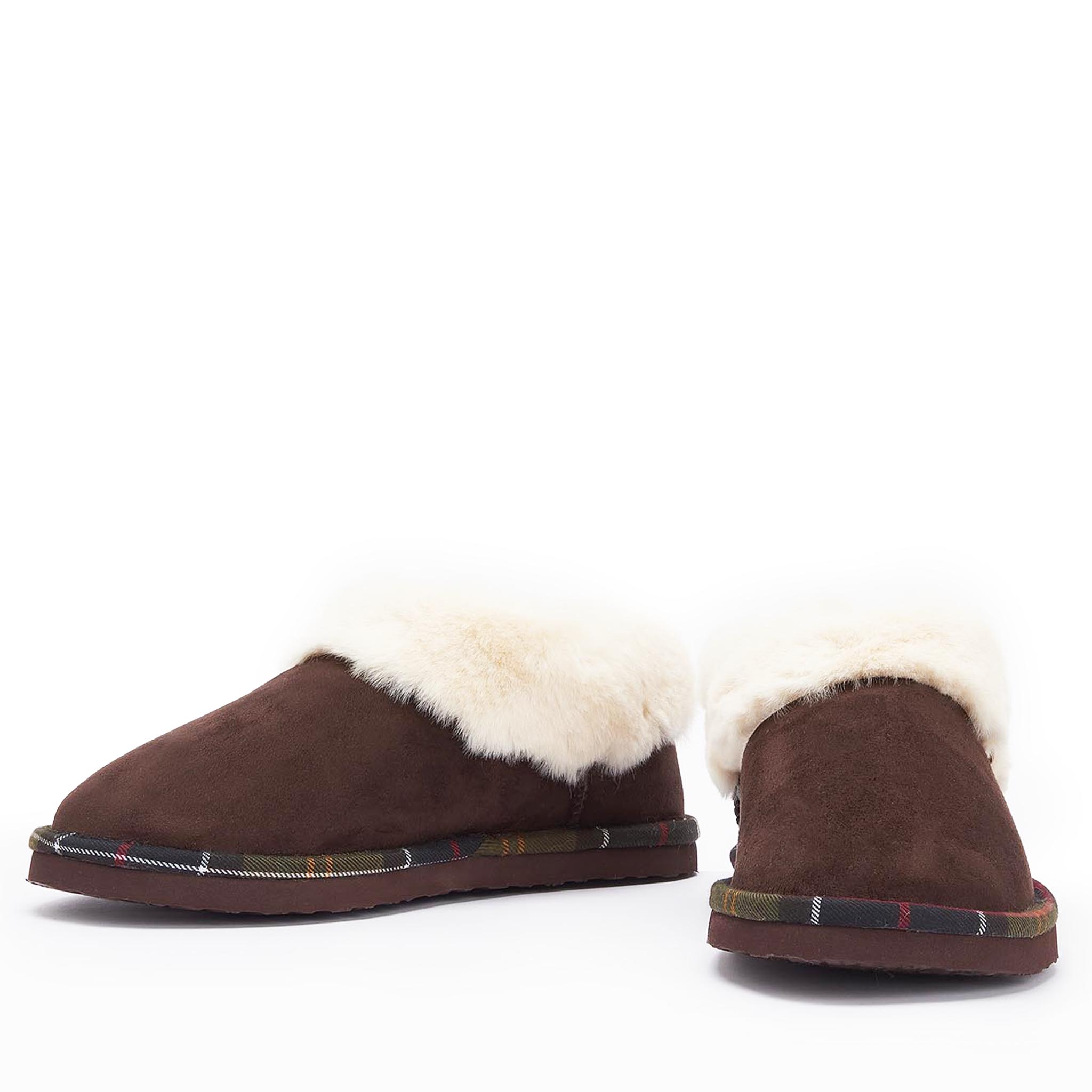 Womens Brown Eloise Bootie Slippers