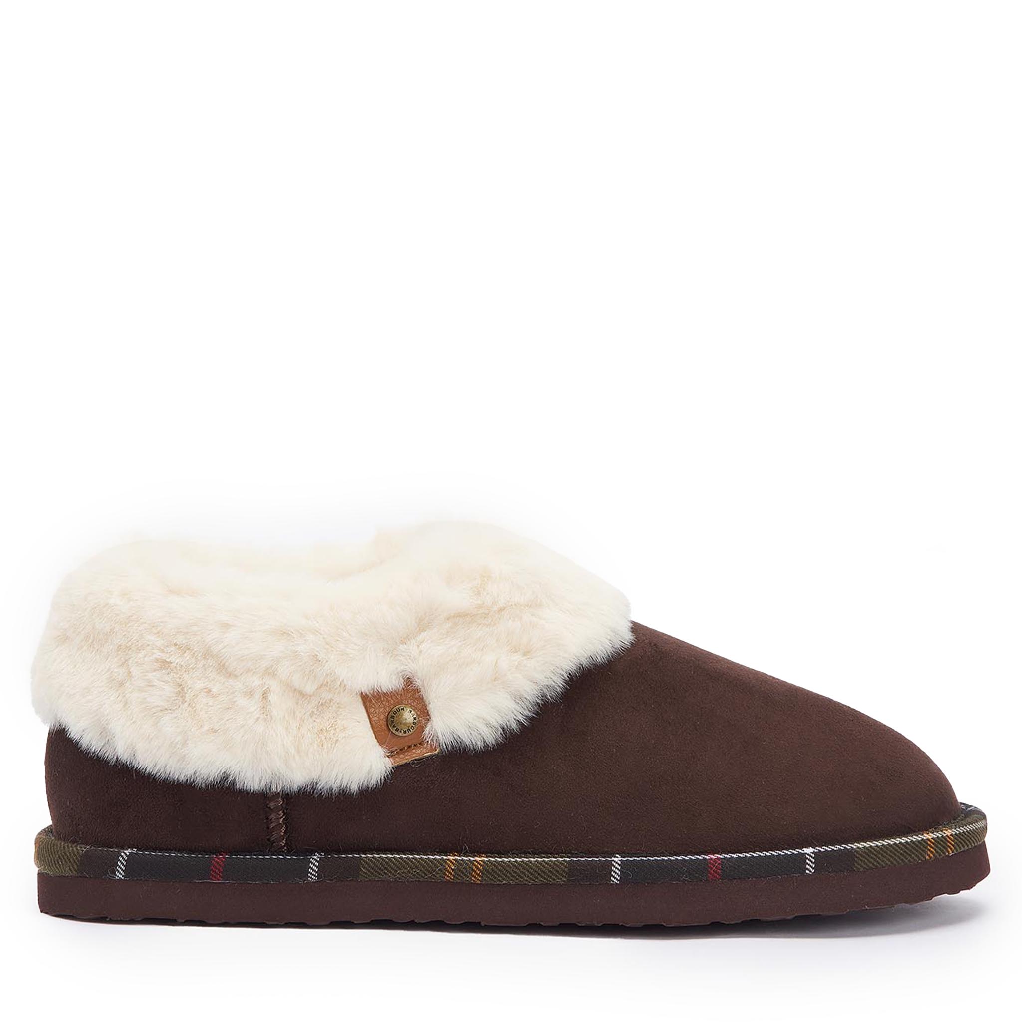 Womens Brown Eloise Bootie Slippers