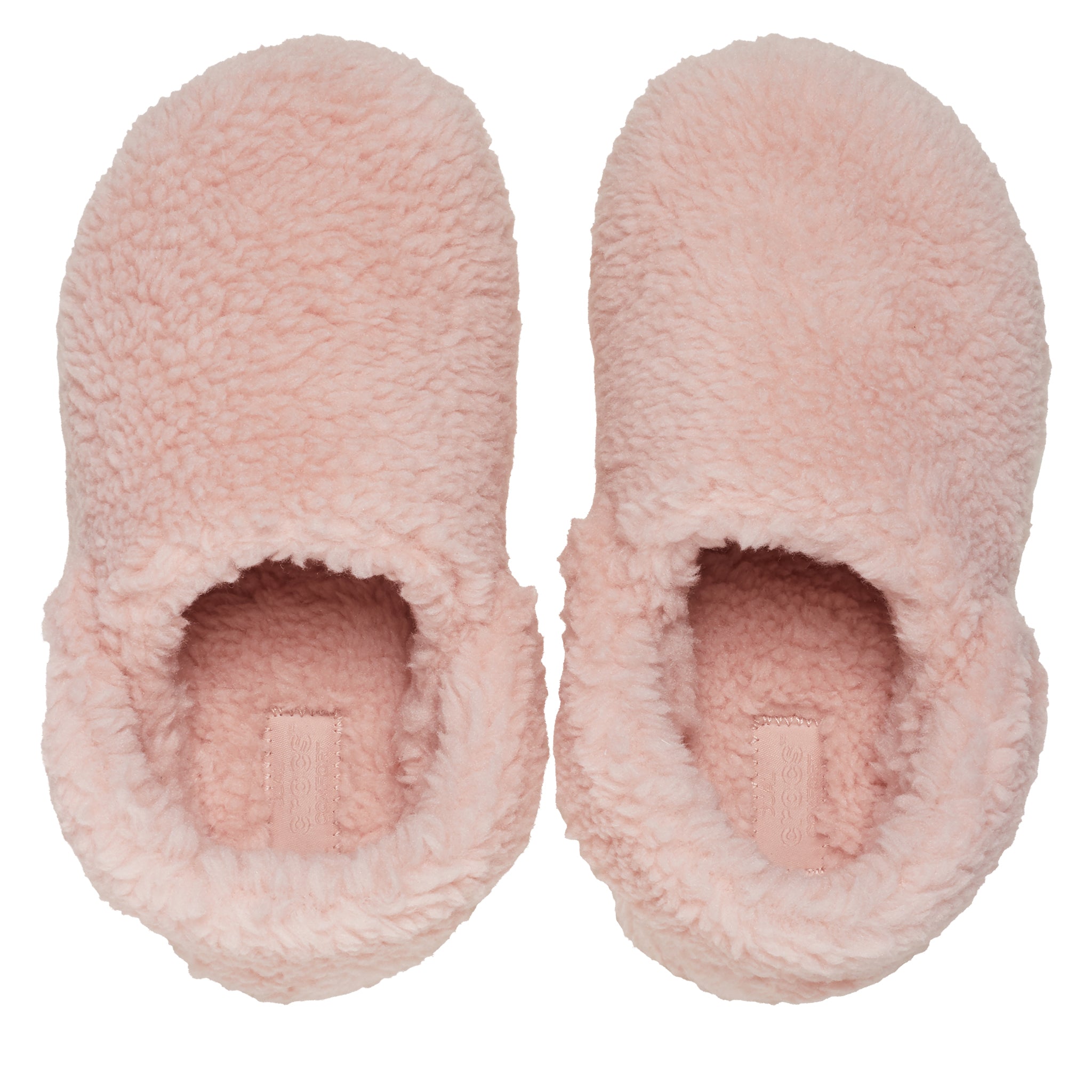 Kids Crocs Pink Clay Classic Cozzzy Slipper