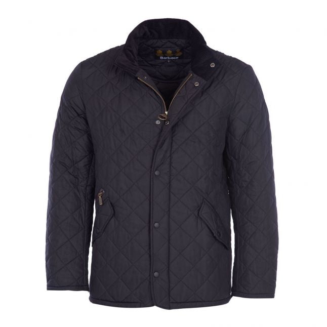 Mens Barbour Navy Chelsea Sportsquilt Jacket