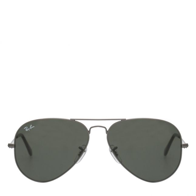 Unisex Gunmetal RB3025 Aviator Large Sunglasses