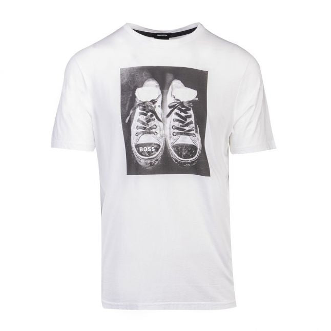 Mens White Tninetees S/s T Shirt