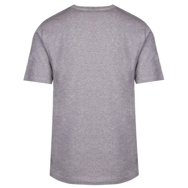 Mens Mid Grey Heather Branded Chest S/s T Shirt