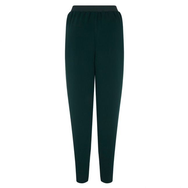 Womens Dark Green Aliadd Rib Detail Jogger