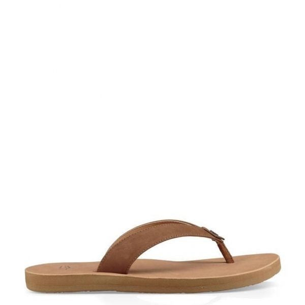 Womens Chestnut Tawney Flip Flops