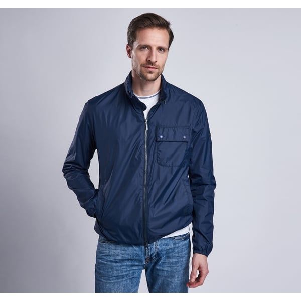 Mens Navy Scarp Casual Jacket