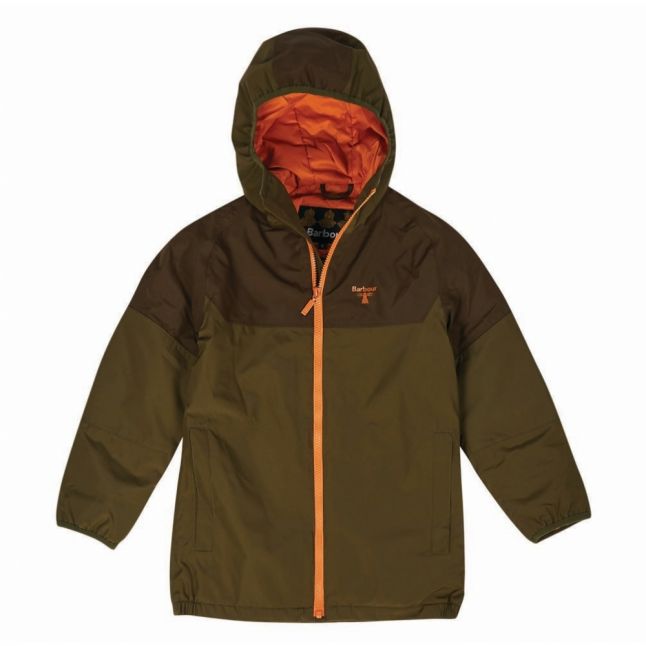 Boys Olive Troutbeck Hooded Coat