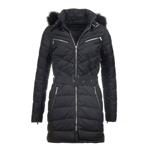 Womens Black Mondello Quilted Jacket