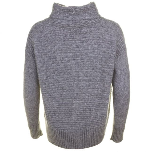 Womens Medium Grey Wilke Knitted Jumper