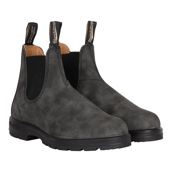 Unisex Rustic Black 587 Chelsea Boots