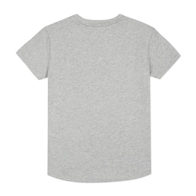 Junior Marl Grey Logo S/s T Shirt