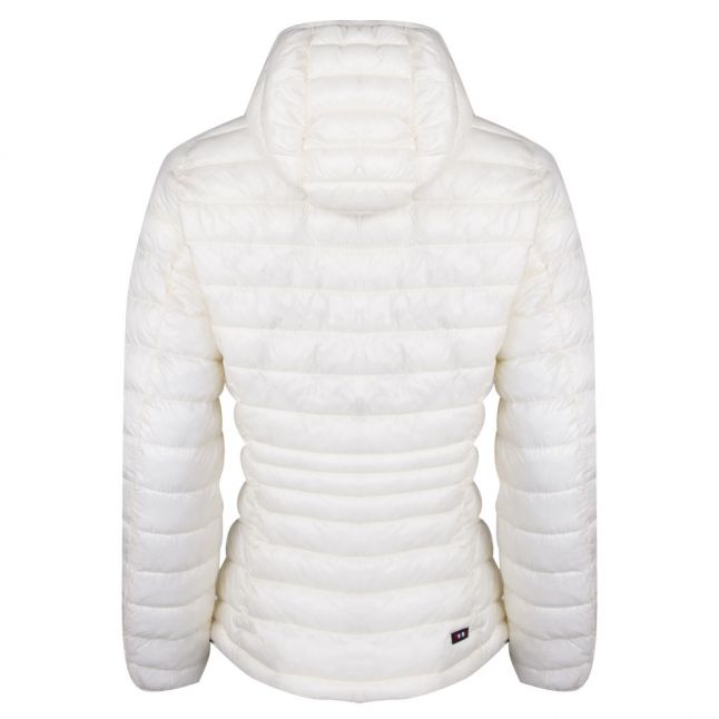 Womens New Milk Aerons Padded Hooded Jacket