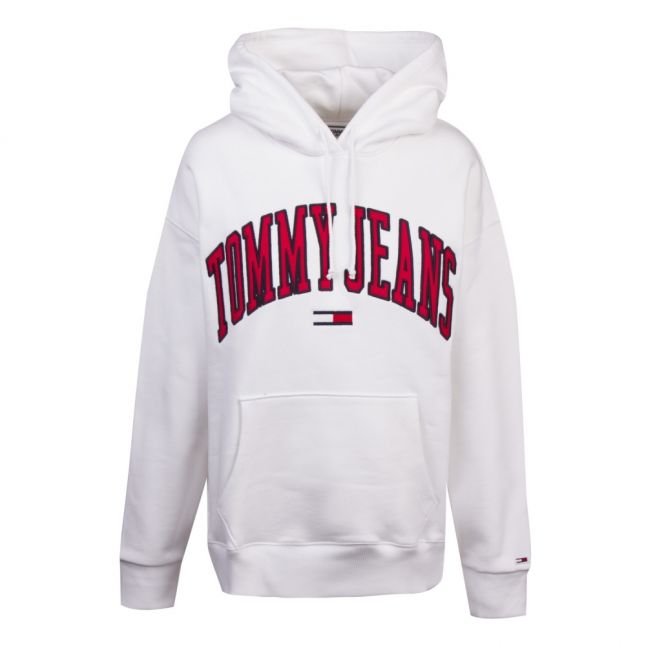 Womens Classic White Collegiate Hoodie