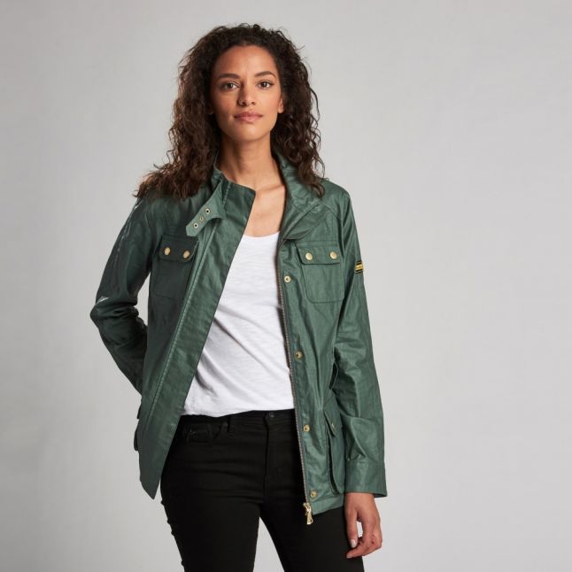 Womens Tussock Bearings Casual Belted Jacket