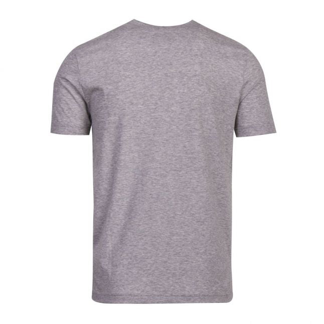 Athleisure Mens Grey Tee Curved S/s T Shirt