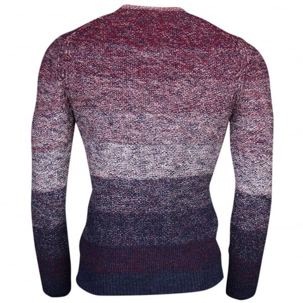 Mens Dark Blue Arduage Knitted Jumper