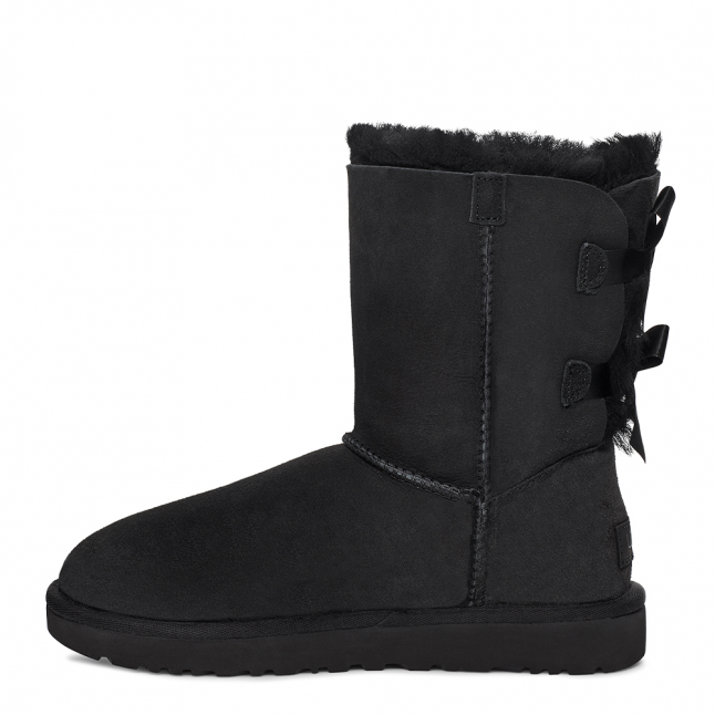 Womens Black Bailey Bow II Boots