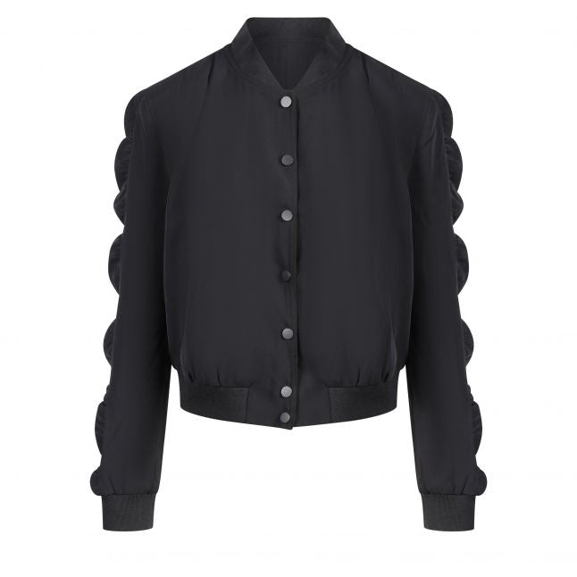 Womens Blackout Harrie Suiting Bomber Jacket