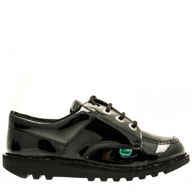 Youth Black Patent Kick Lo Shoes (3-6)